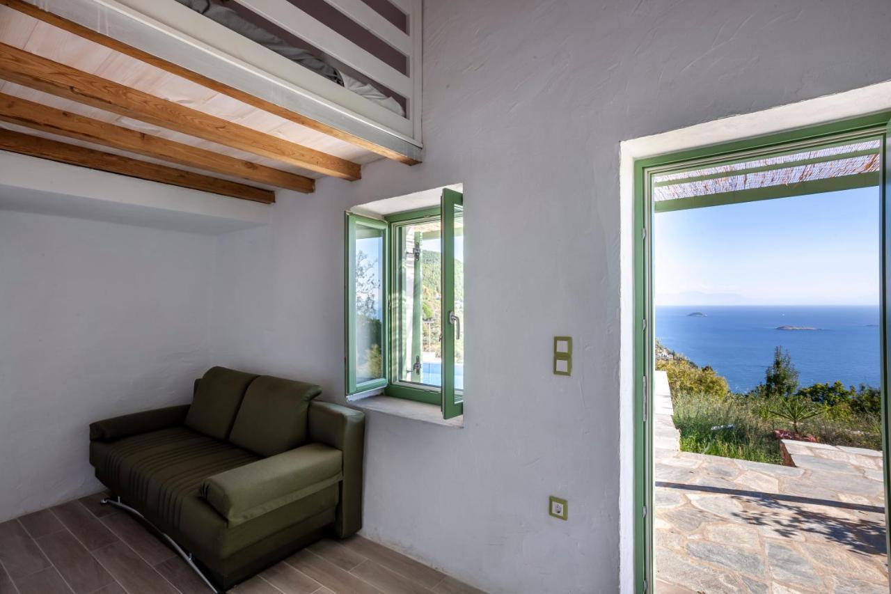 Olea Skopelos Villas With Swimming Pools & Sea View Panormos  Exterior foto