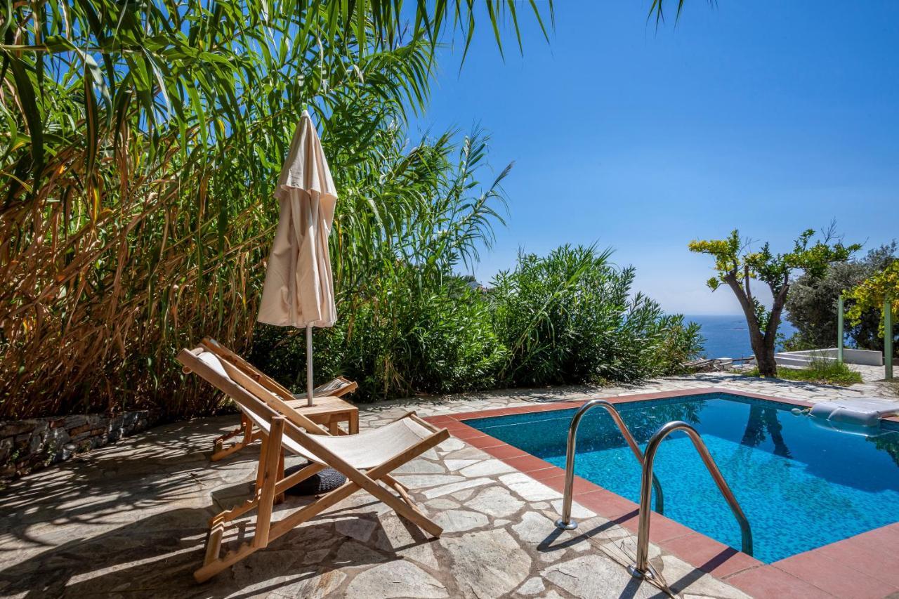 Olea Skopelos Villas With Swimming Pools & Sea View Panormos  Exterior foto